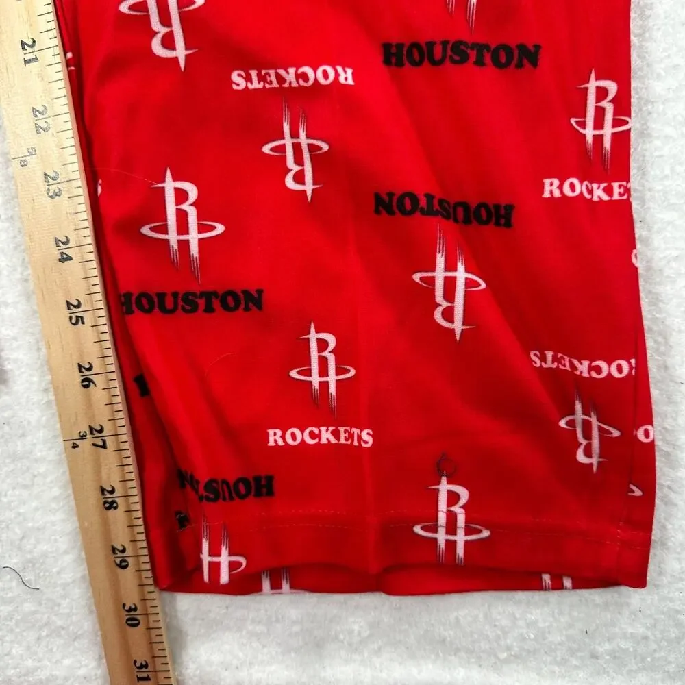 NBA Houston Rockets Lounge Pants Youth X-Large (18/20) Basketball Red Casual New
